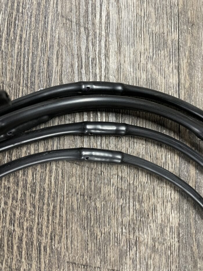 1/4" drip irrigation lines with emitters built in