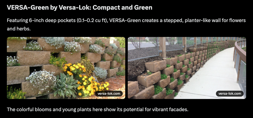 Versa-Green Plantable Blocks